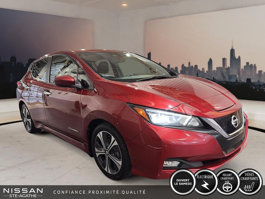 2019 Nissan LEAF S | 100 % ÉLECTRIQUE | VOLANT CHAUFFANT | CAMÉRA DE RECUL | CLIMATISATION AUTOMATIQUE Red