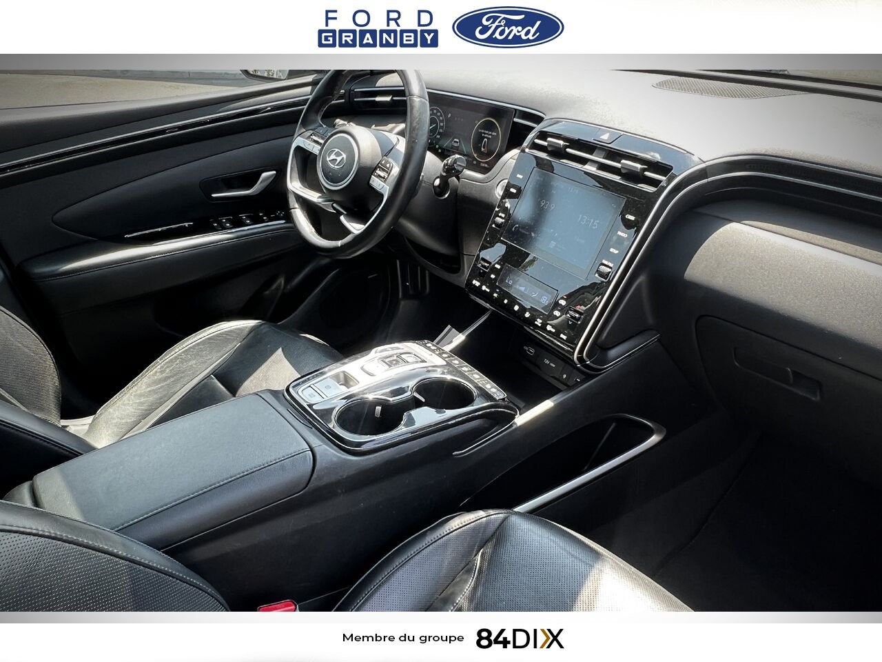 Hyundai Tucson hybride rechargeable 2022 Gris Granby - photo #22
