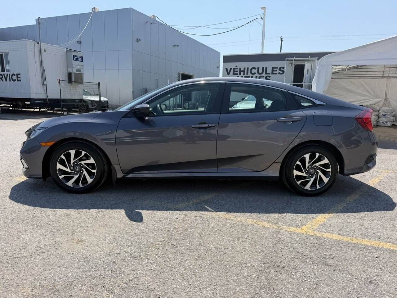 Honda Civic Berline EX AUTOMAITQUE 2019 Noir Laval - photo #3