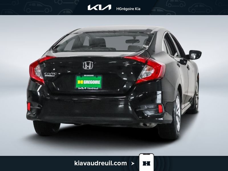2016 Honda Civic Black Saint-Eustache - photo #6