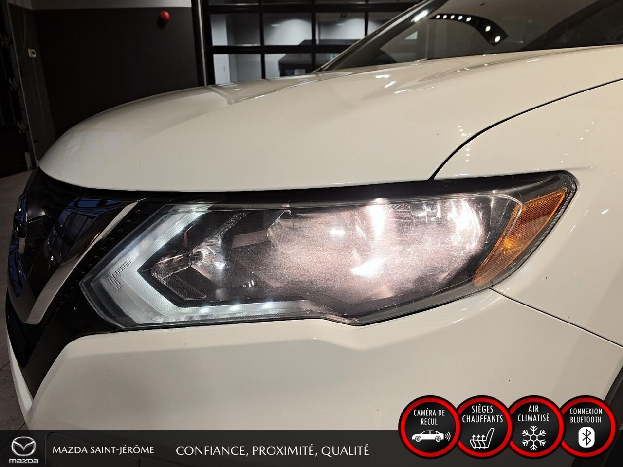 2017 Nissan Rogue AWD | 99 533 KM | CAMÉRA DE RECUL | GROUPE COMMODITÉ White Saint-Jérôme - photo #1