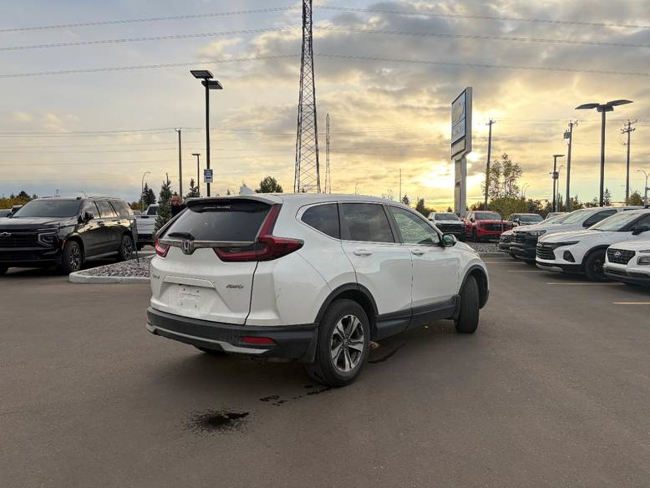 2022 Honda CR-V LX AWD White Sherwood Park - photo #4