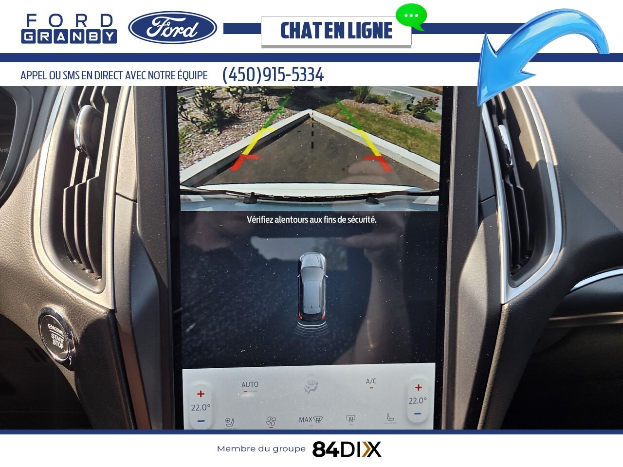Ford Edge 2024 Blanc Granby - photo #16