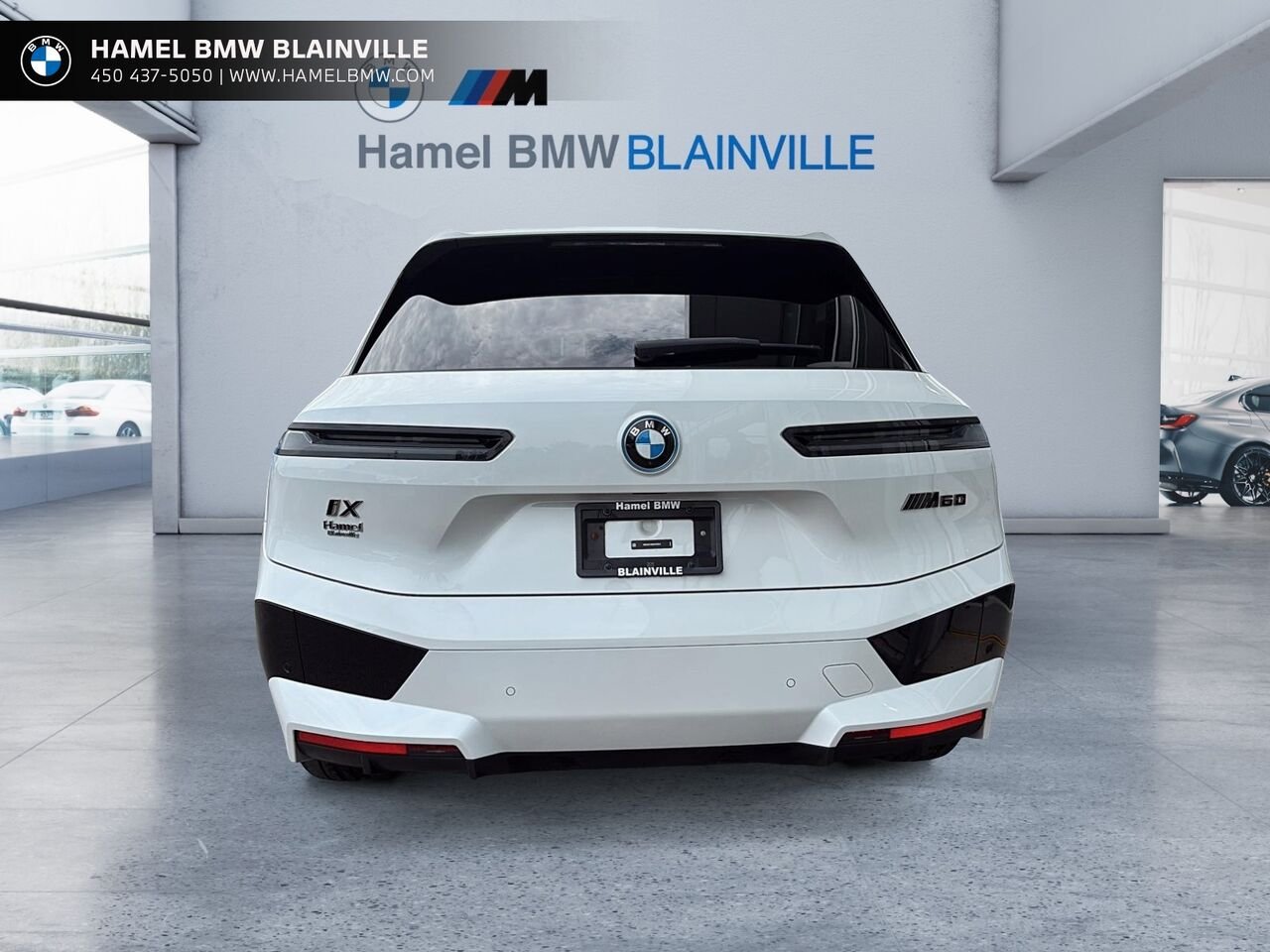 BMW iX M60 xDrive véhicule d'activités sportives 2024 Blanc Blainville - photo #2