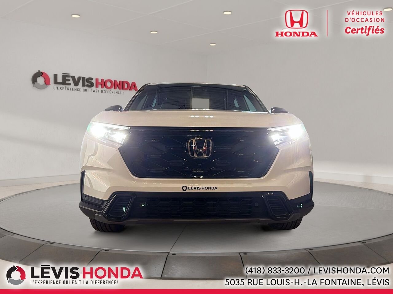 2025 Honda CR-V hybride EX-L Traction Intégrale White Lévis - photo #1