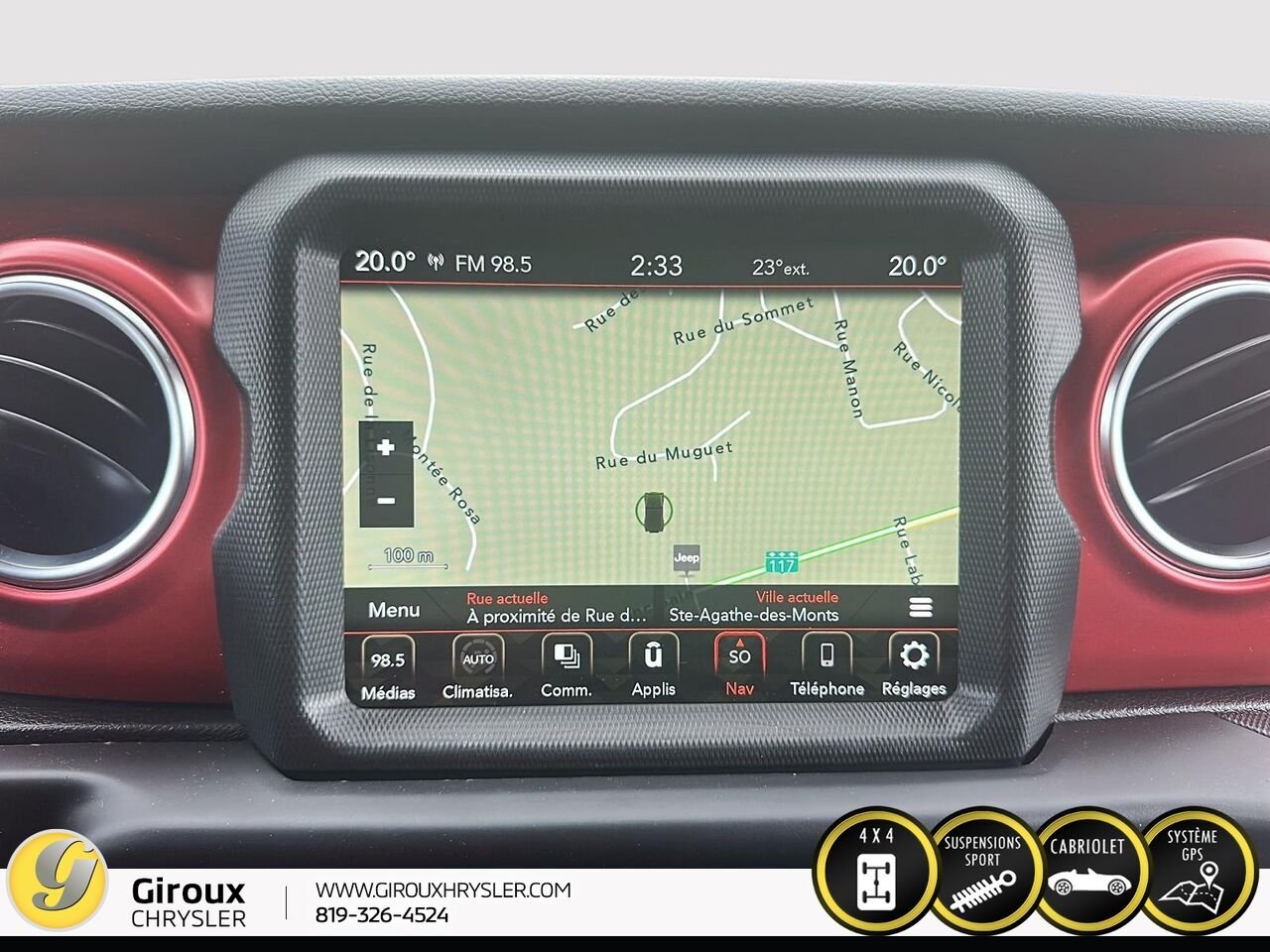Jeep Wrangler 2023 Rouge Sainte-Agathe-des-Monts - photo #23