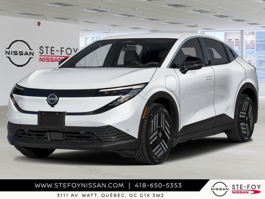 NISSAN LEAF SV+ TA 2027 Blanc Everest nacré triple couche