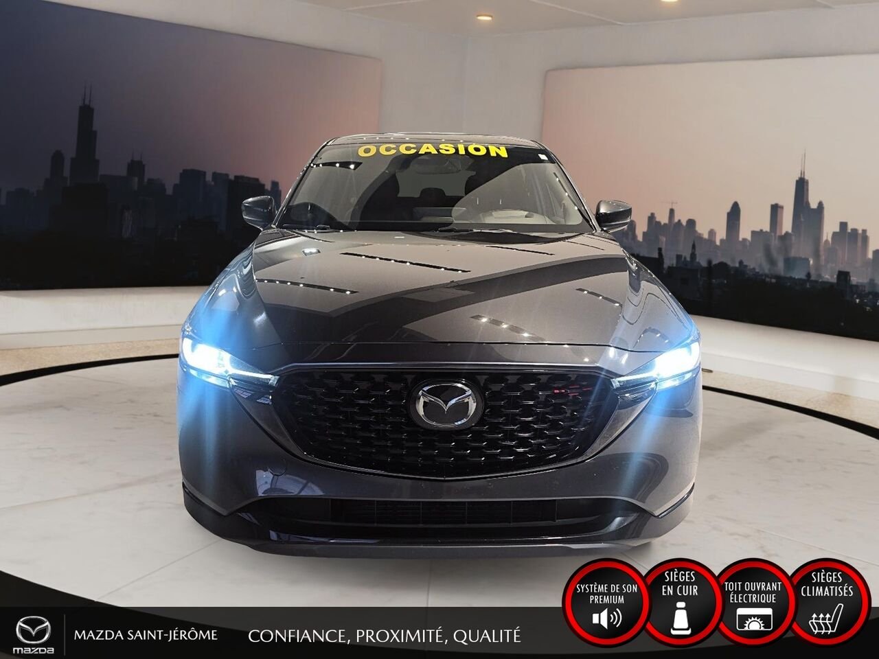 Mazda CX-5 2023 Gris Saint-Jérôme - photo #2
