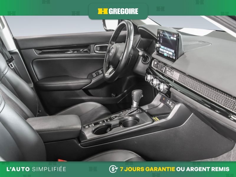 Honda Civic 821107 | Touring AUTO A/C MAGS CUIR TOIT NAV CAM RECUL BLUE 2024 Noir Laval - photo #30