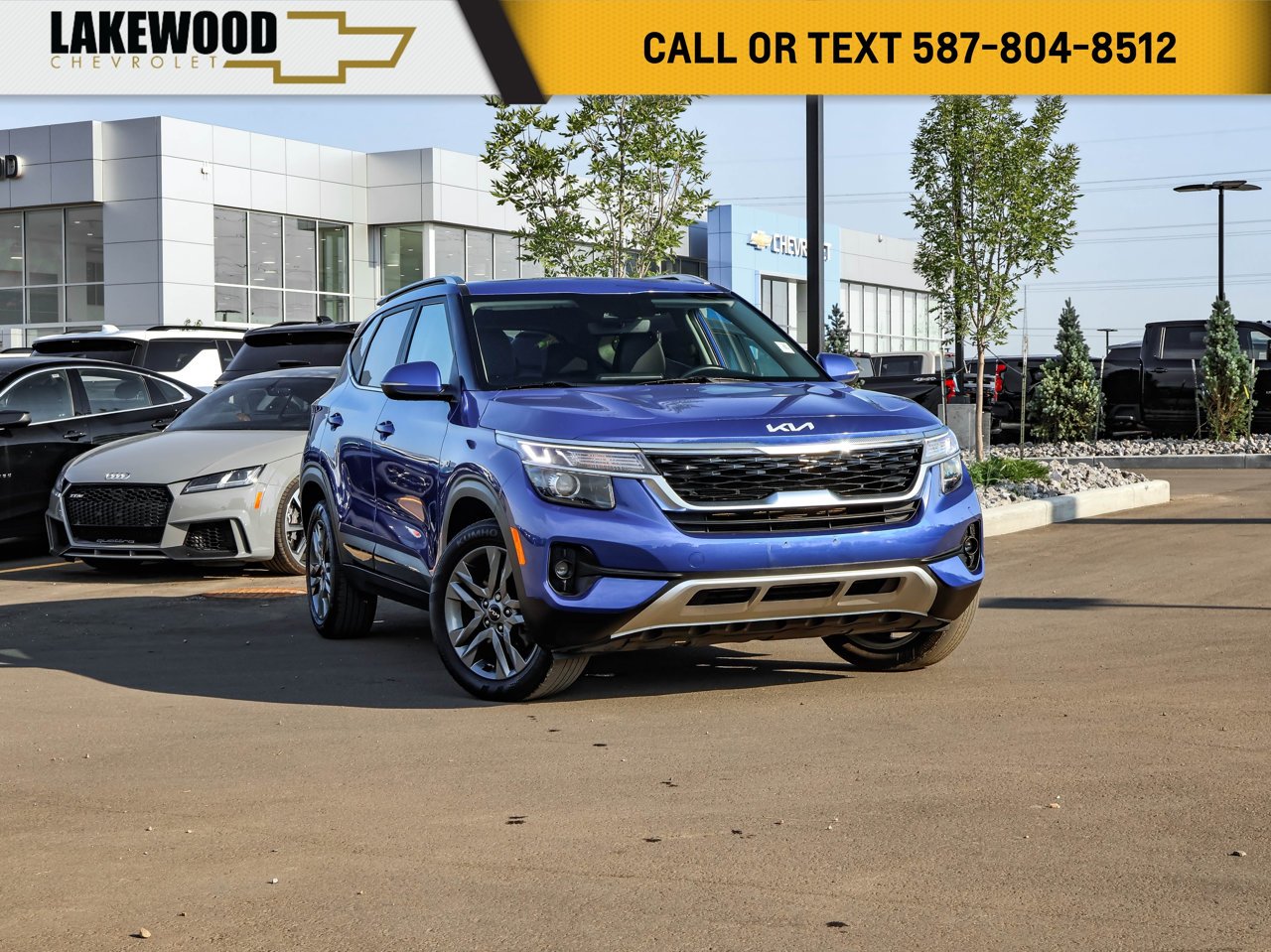 2023 Kia Seltos EX AWD Blue Sherwood Park - photo #0