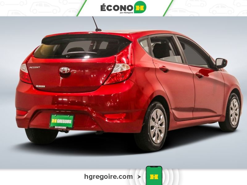 Hyundai Accent 822116 | GL AUTO GR ÉLEC A/C BLUETOOTH 2016 Rouge Laval - photo #7