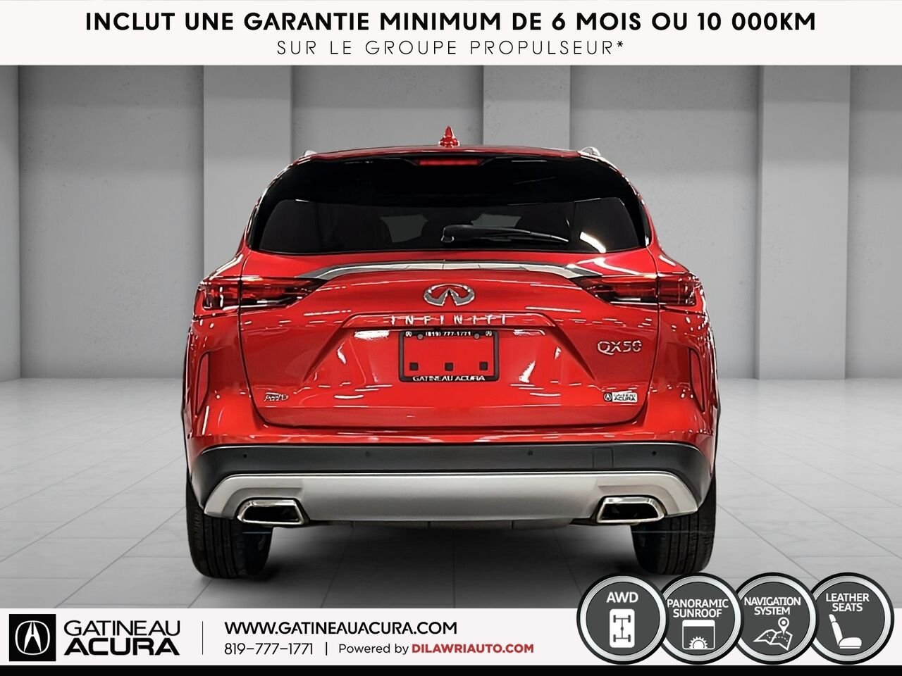 INFINITI QX50 Sensoriel AWD 2020 Rouge Gatineau - photo #15