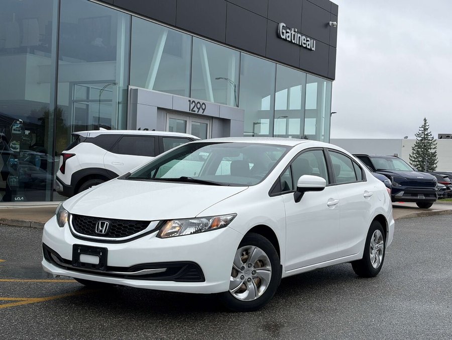 2015 Honda Civic LX White