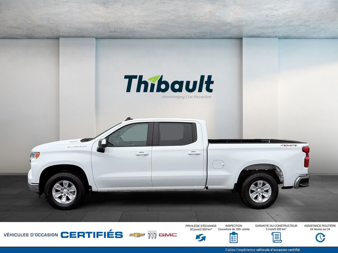 2025 CHEVROLET SILVERADO LT cabine multiplace 4RM 157 po White Montmagny - photo #4