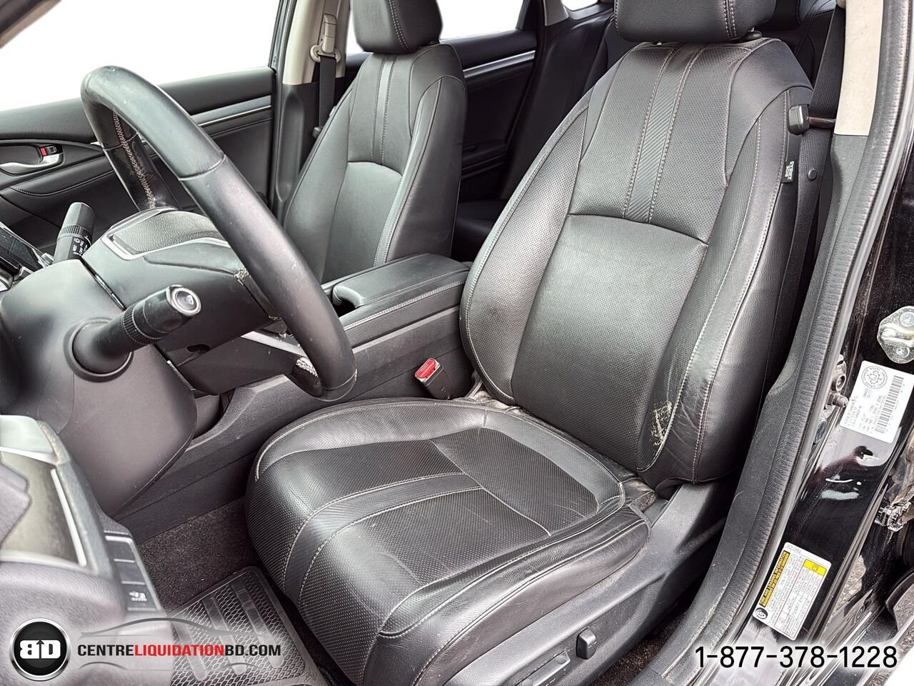 2017 HONDA CIVIC BERLINE TOURING AUTOMATIQUE | BD0383 Black Granby - photo #12