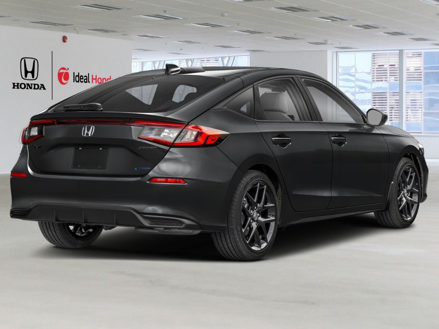 2026 HONDA Civic Hatchback Hybrid SPORT Crystal Black Pearl