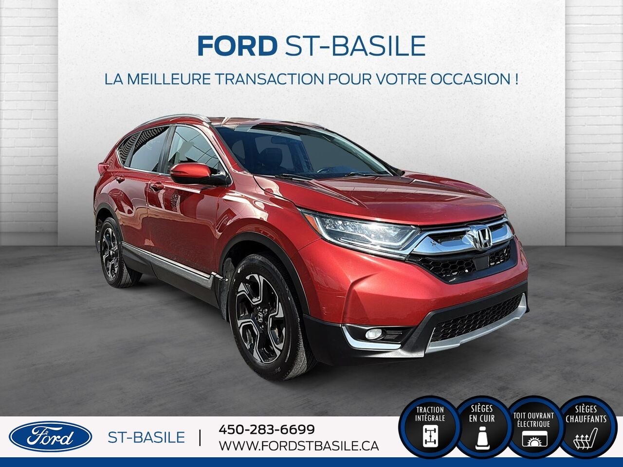 2018 HONDA CR-V Red Saint-Basile-le-Grand - photo #10