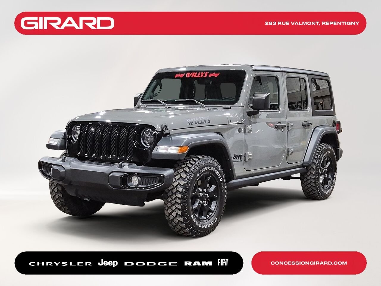 2023 JEEP WRANGLER gray Repentigny - photo #0