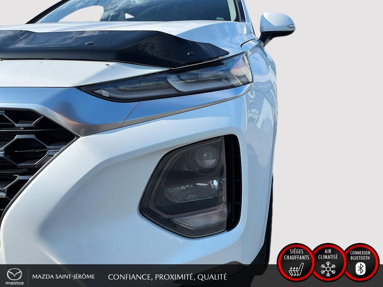 Hyundai Santa Fe 2019 Blanc Ste-Agathe des Monts - photo #1