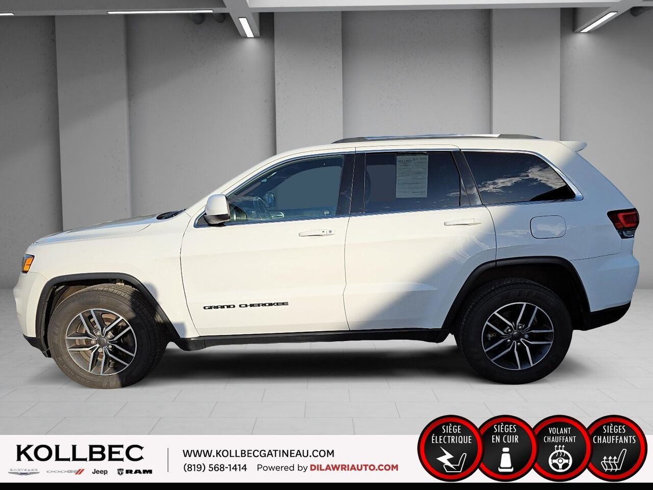 2021 JEEP GRAND CHEROKEE Laredo 4x4 White Ottawa & Gatineau - photo #18