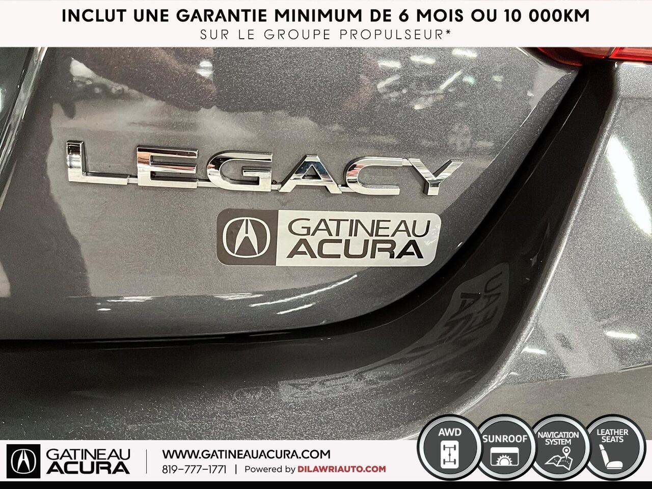 2019 Subaru Legacy 2.5i Limited AWD Grey Gatineau - photo #18
