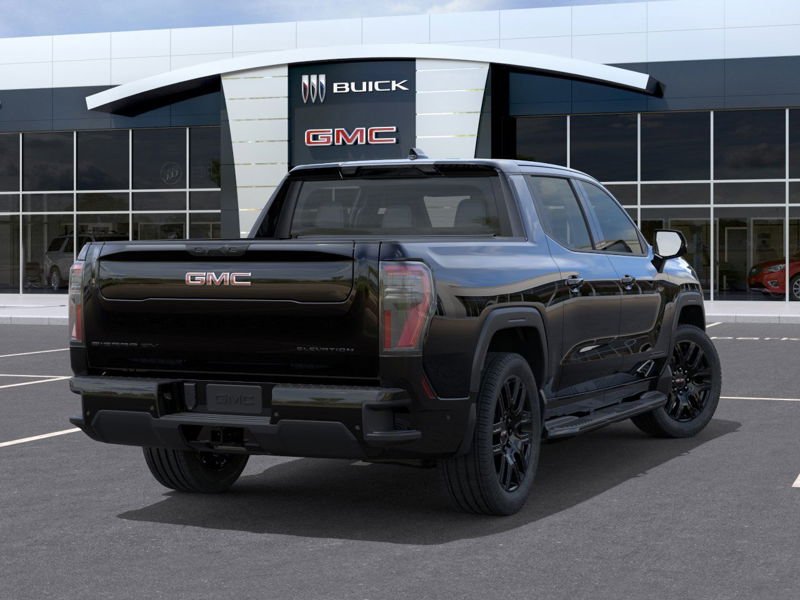 2026 GMC Sierra EV Élévation cabine multiplace 4RMe à autonomie prolongée Onyx Black Sherbrooke - photo #3