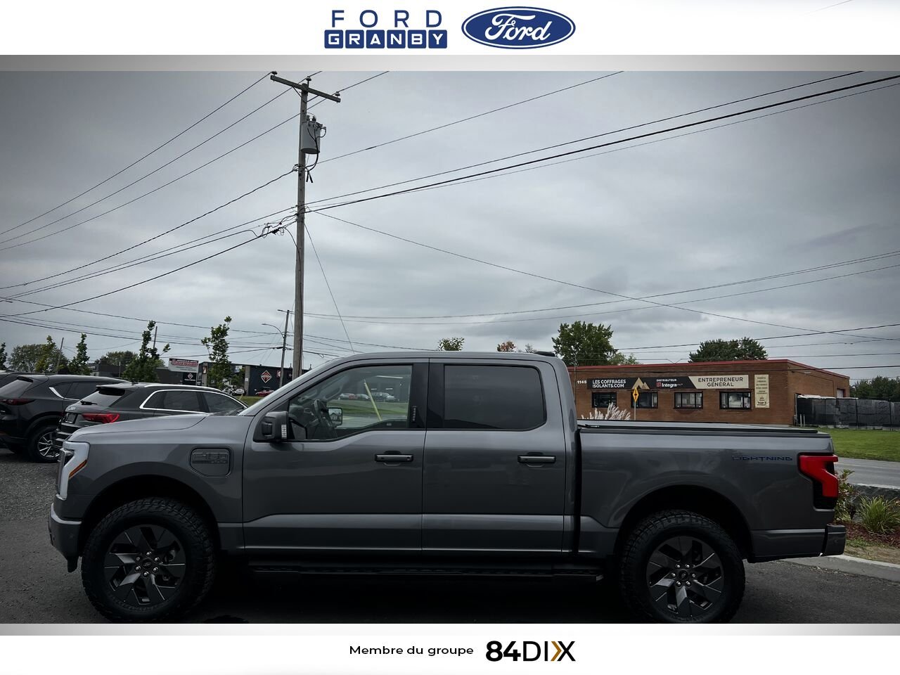 2022 Ford F-150 Lightning Grey Granby - photo #9