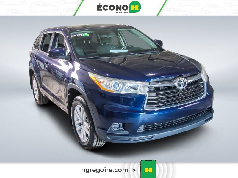 2016 Toyota Highlander Blue Laval - photo #0