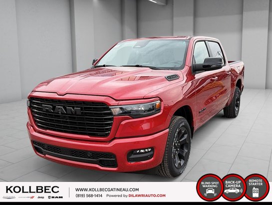 2026 RAM 1500 Sport cabine d'équipe 4x4 caisse de 5 pi 7 po Molten Red Pearl