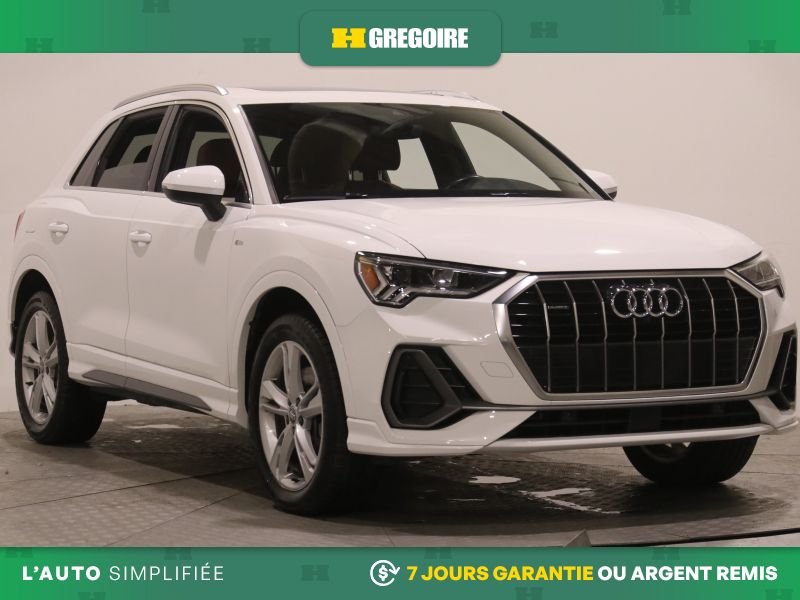 Audi Q3 823173 | Technik AWD AUTO A/C CUIR TOIT MAGS NAV CAM RECUL 2019 Blanc Laval - photo #0