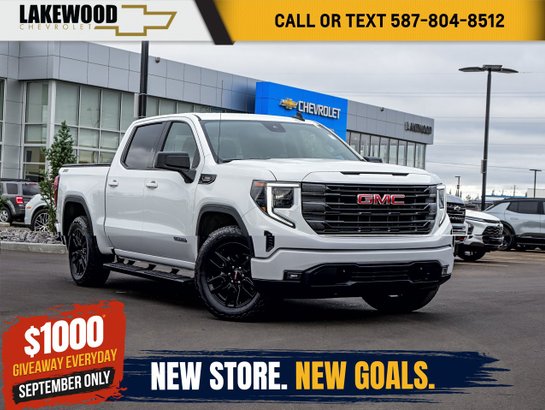 2026 GMC Sierra 1500 Elevation 3.0T Duramax X31 | Heated Leather Bucket Seats White