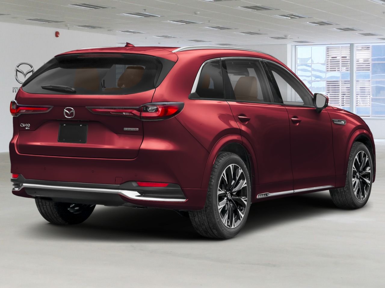 Mazda CX-90 hybride léger Signature TI 2026 Rouge artisanal métallisé Laval - photo #2