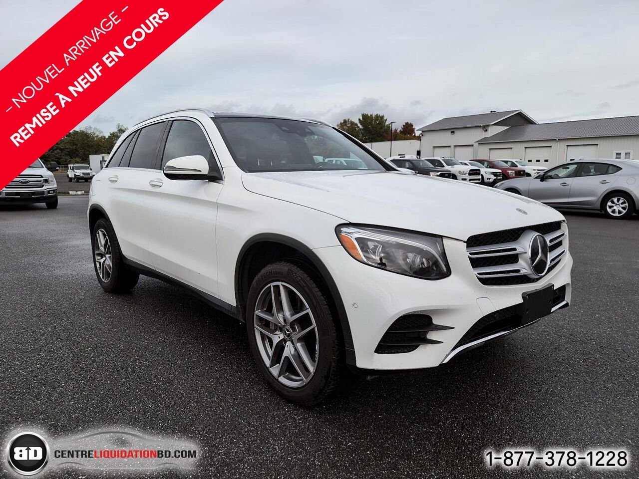 2017 Mercedes-Benz GLC GLC 300 4 portes 4MATIC | BD0430 White Granby - photo #1