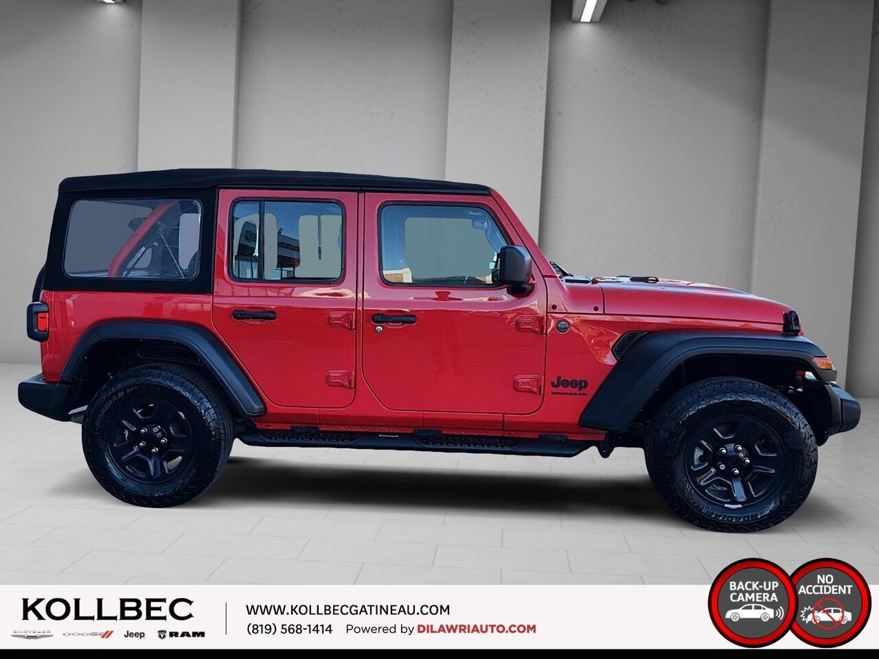 JEEP WRANGLER Sport 4x4 2024 Rouge Ottawa & Gatineau - photo #13