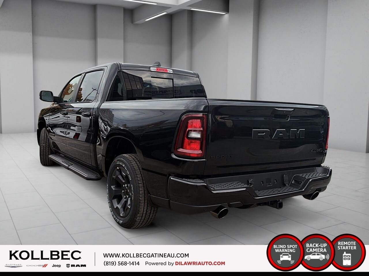 RAM 1500 Sport cabine d'équipe 4x4 caisse de 5 pi 7 po 2026 Couche nacrée cristal noir étincelant Ottawa & Gatineau - photo #8