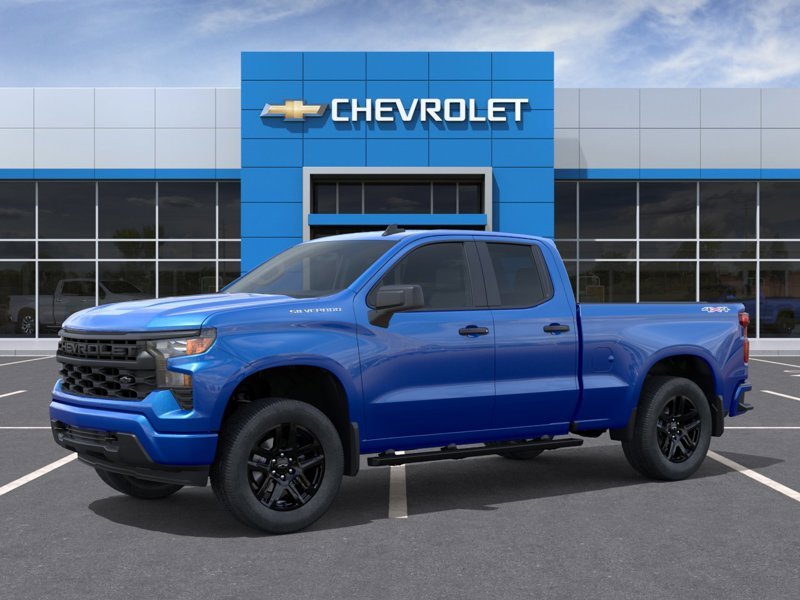 2026 CHEVROLET Silverado 1500 Custom cabine double 4RM 147 po RIPTIDE BLUE METALLIC Montmagny - photo #1