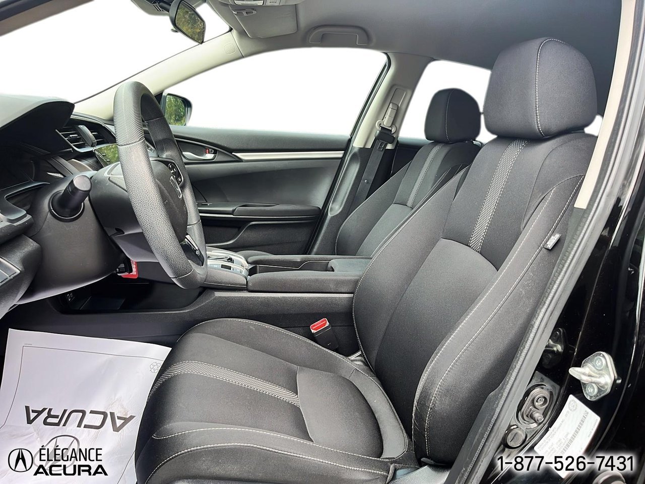 2020 Honda Civic Sedan LX | A8378A Black Granby - photo #32