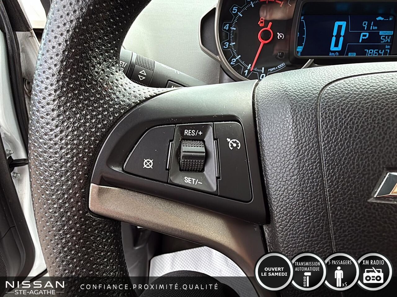 2012 Chevrolet Sonic White Ste-Agathe des Monts - photo #15