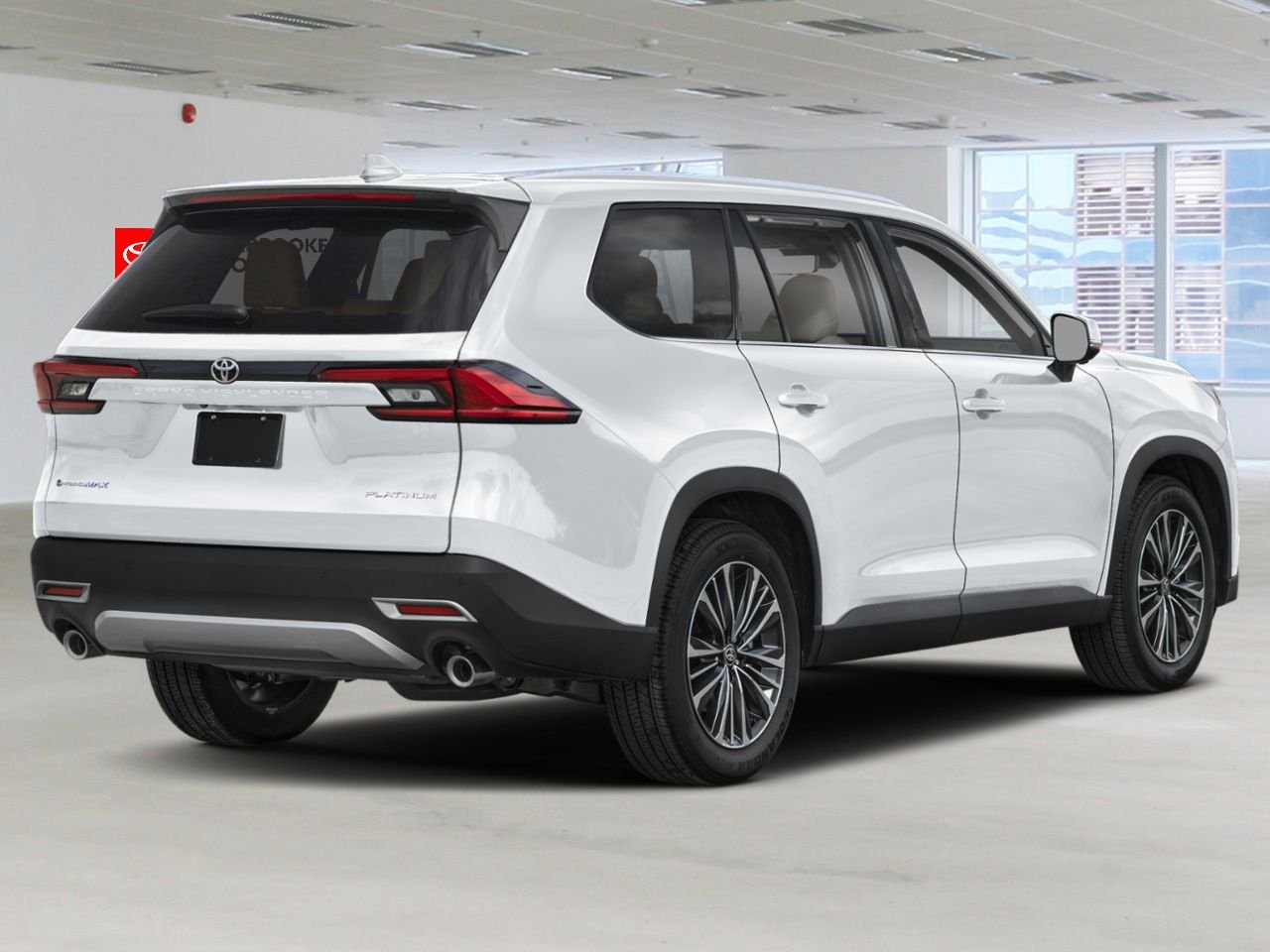 Toyota HIGHLANDER hybride Platinum MAX TI 2026 Blanc Sherbrooke - photo #1