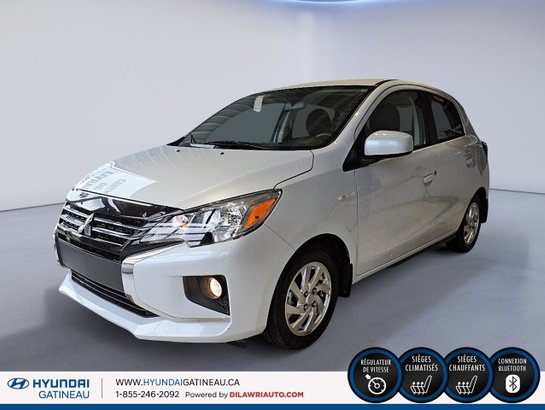 2024 Mitsubishi Mirage ES CVT*** pneus d hiver , sieges chauffant , tres bas millage *** Silver