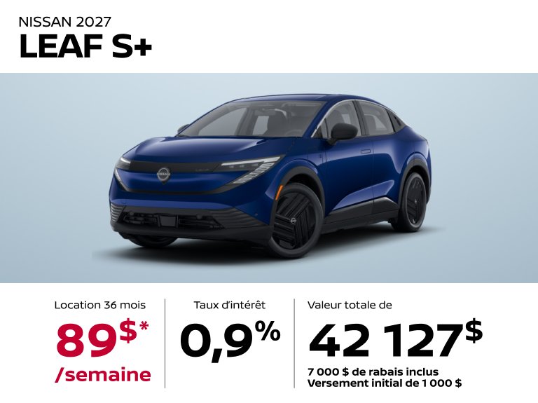 Nissan Leaf S Plus 2027