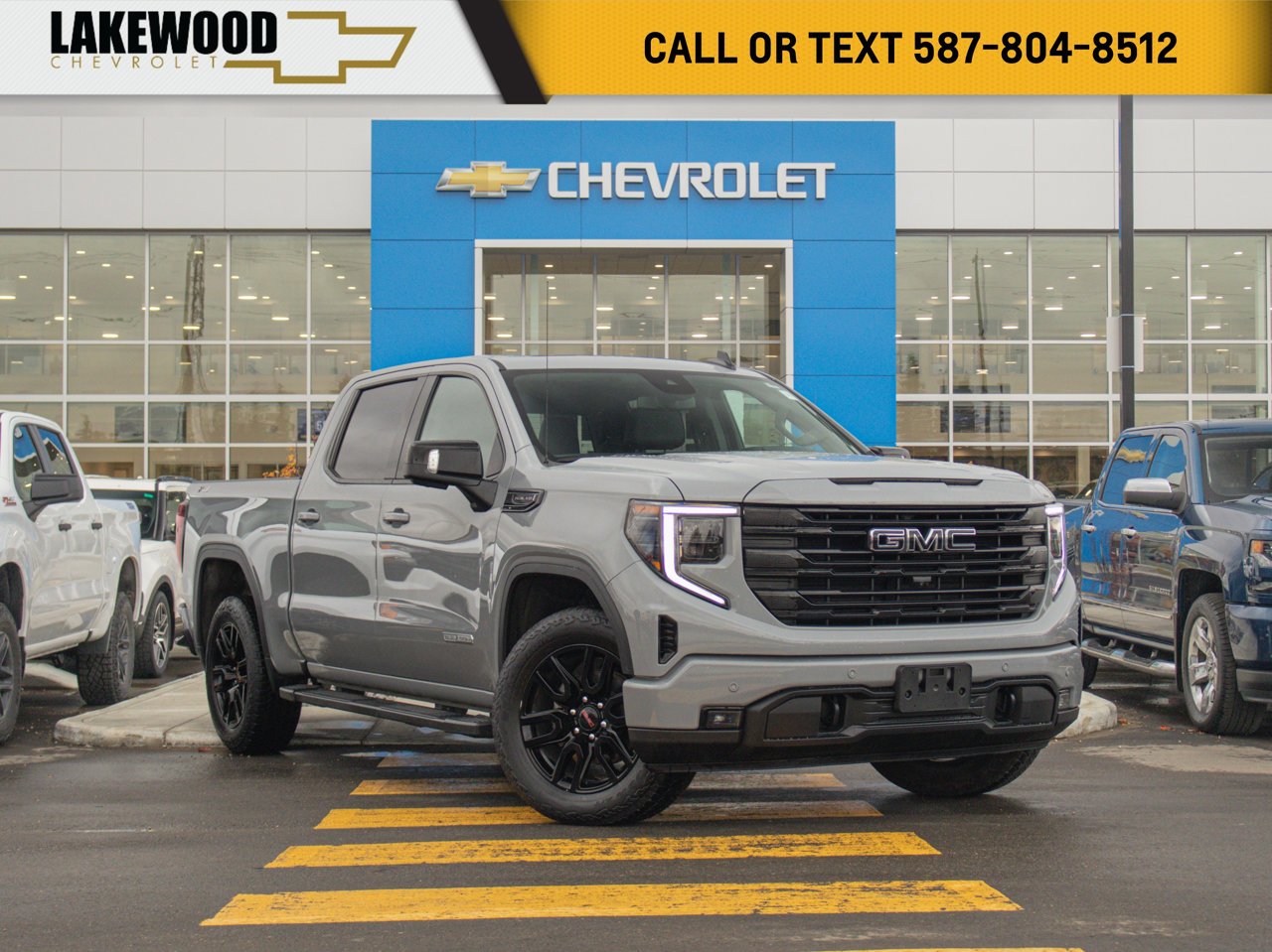 2024 GMC Sierra 1500 4WD Crew Cab 147 Elevation Grey Sherwood Park - photo #0