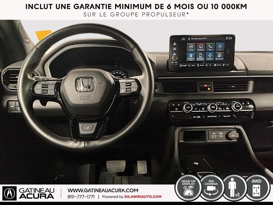 Honda Pilot Black Edition AWD 2024 Blanc
