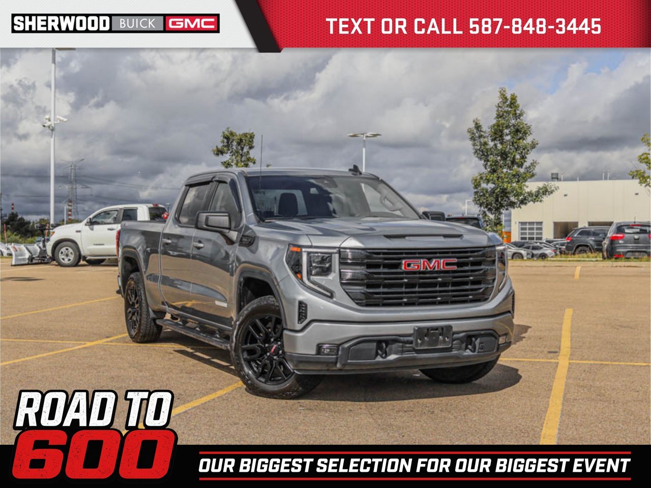 2024 GMC Sierra 1500 4WD Crew Cab 157 Elevation Grey Sherwood Park - photo #0