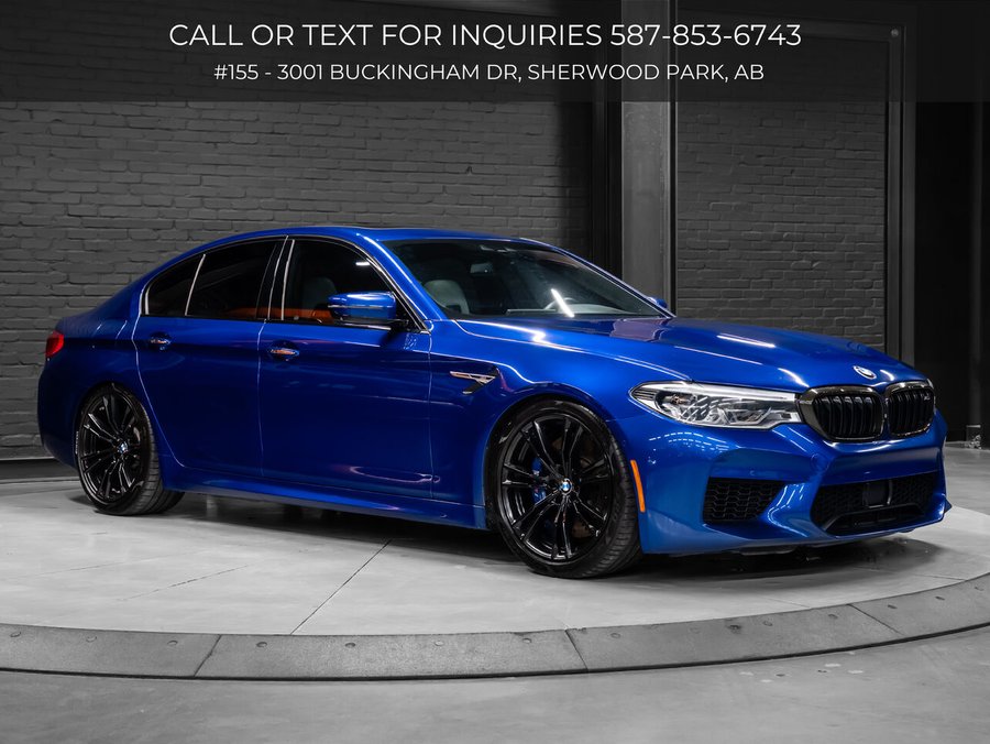 2018 BMW M5 | Heated & Cooled Seats | Heated Steering Wheel | Heads Up Display Blue