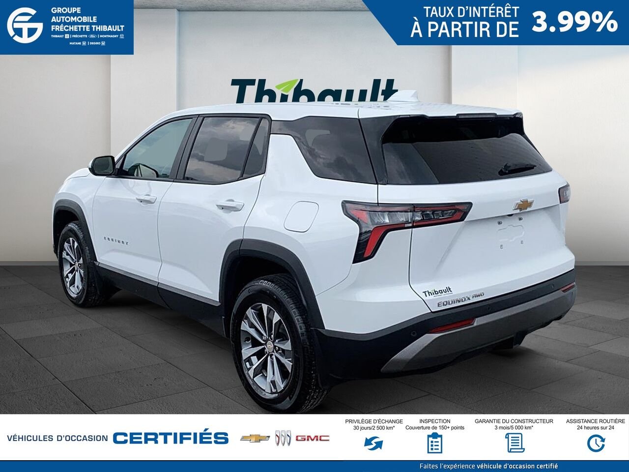2026 CHEVROLET EQUINOX LT 4 portes à transmission intégrale avec 2LT White Montmagny - photo #3