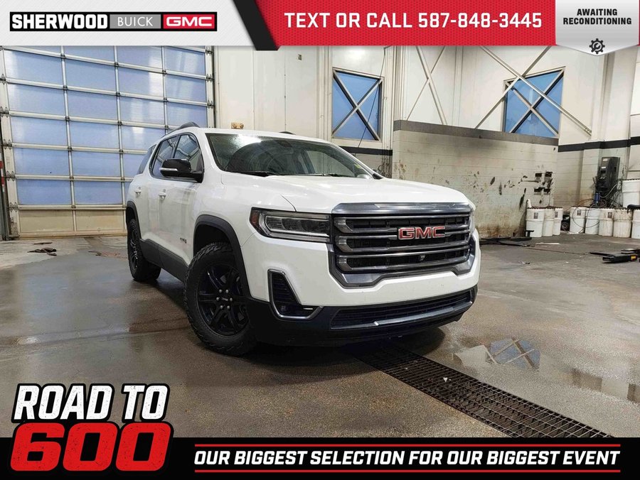 2023 GMC Acadia AT4 Luxury Pro Grade V6 AWD | 6 Passenger Seating White