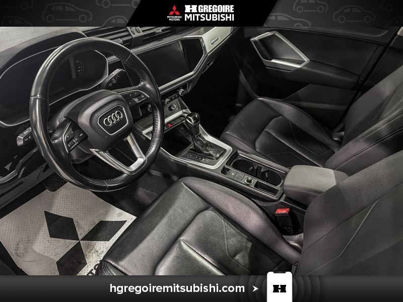 Audi Q3 MA4569 | Komfort *AWD* Cuir * Toit * Mags * Camera 2020 Noir Laval - photo #17
