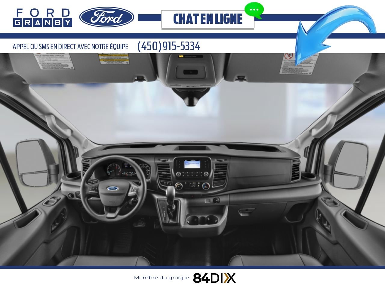 2025 Ford Transit Cargo Van Oxford White Granby - photo #7