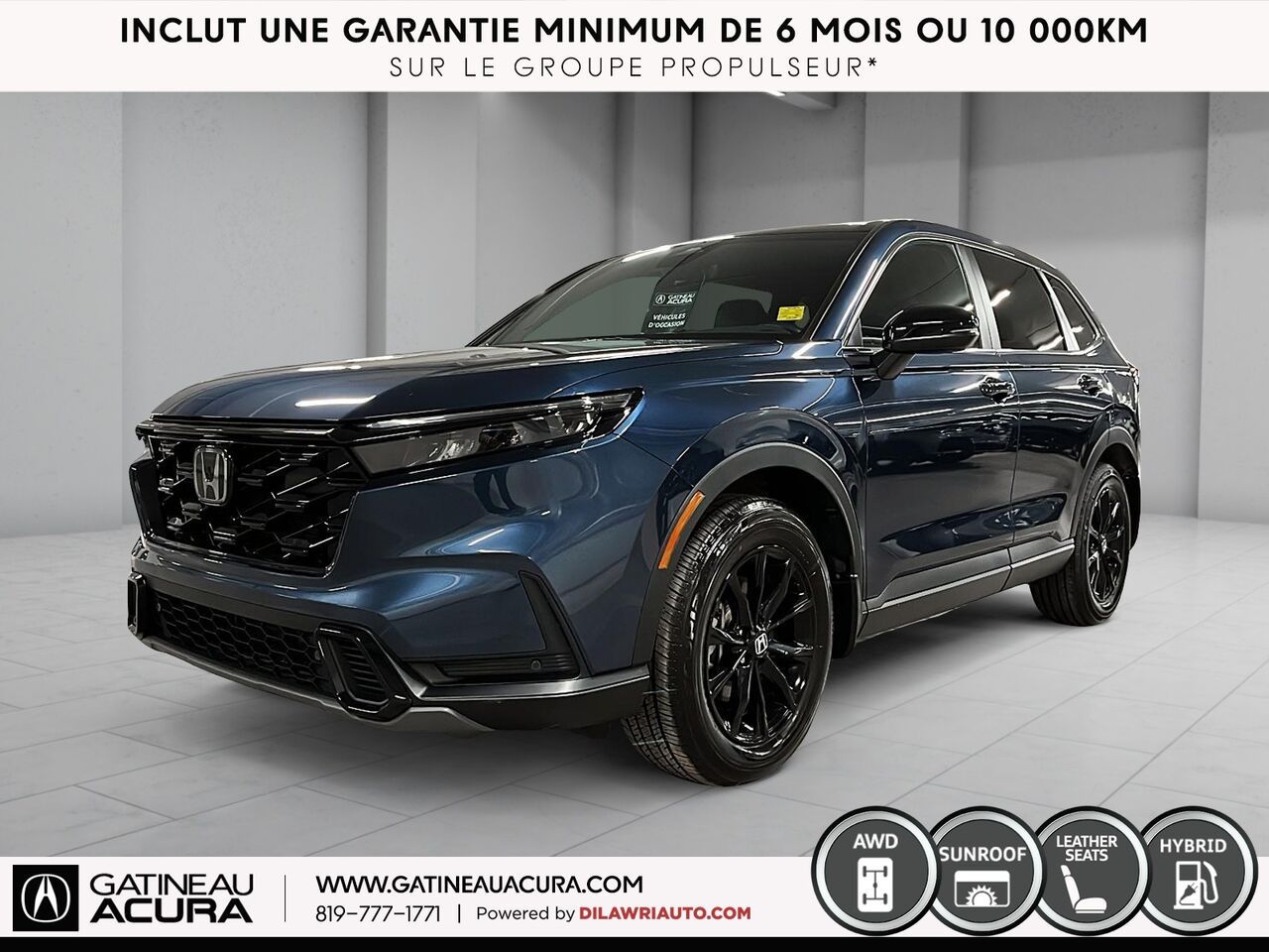 Blue 2024 Honda CR-V Hybrid SUV / Crossover Automatic